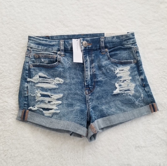 American Eagle Hi-Rise Shorttie Ne(x)t Level Stretch Size 6 - Picture 6 of 14